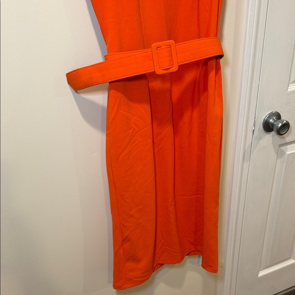 Maggy London Bright Orange Mini Dress - Picture 3 of 3